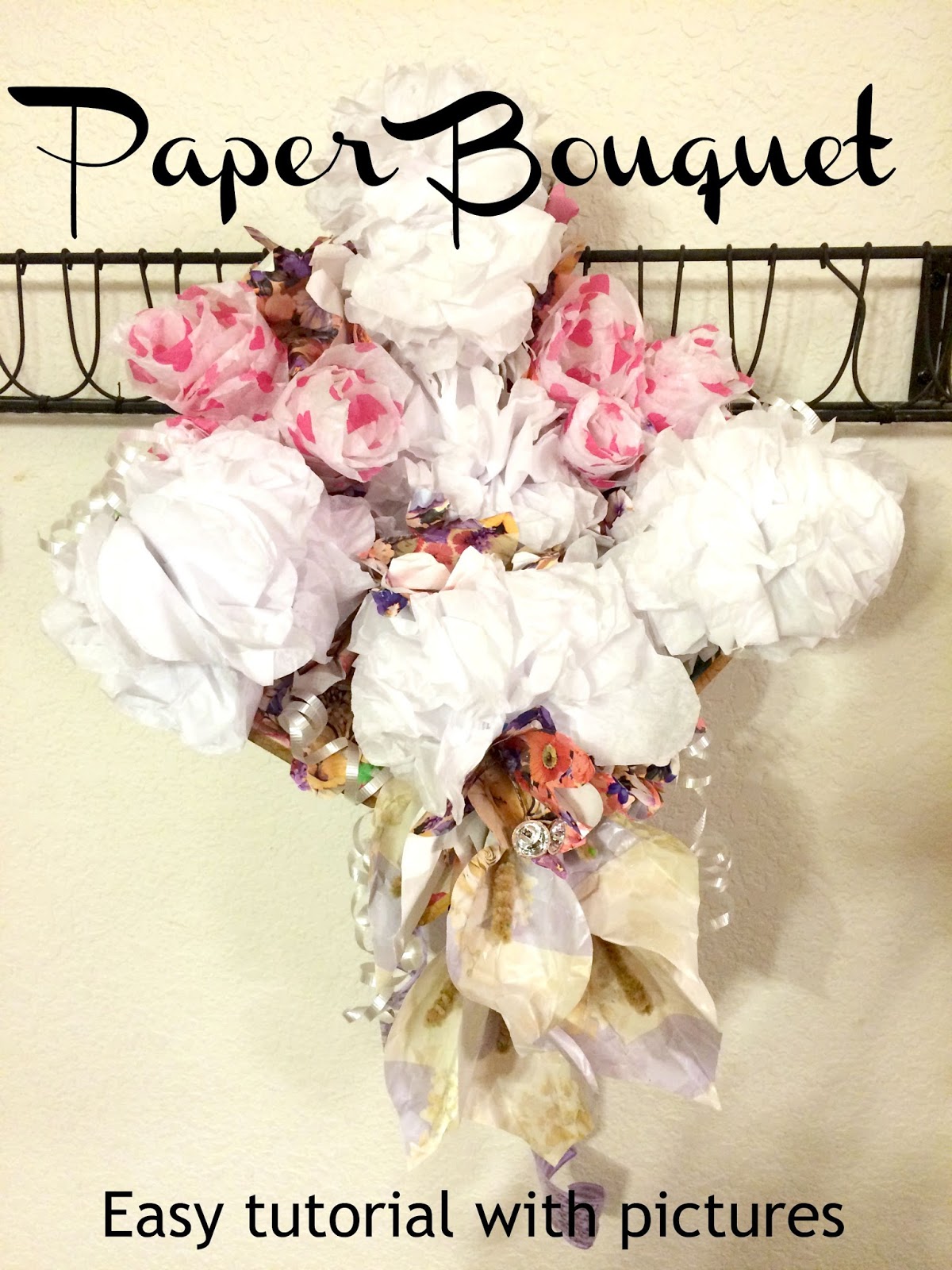 Paper Bouquet #DIY Tutorial with Pictures - We Got The Funk
